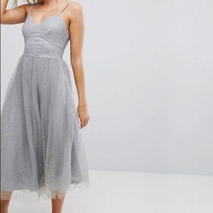 ASOS Gold Stars Midi Dress